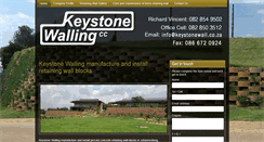 Desktop Screenshot of keystonewalling.co.za